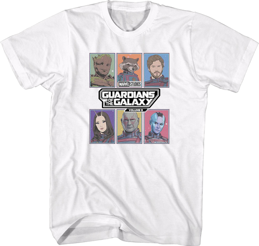 Character Boxes Guardians Of The Galaxy Volume 3 T-Shirt