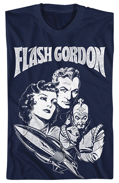 Characters Rocket Flash Gordon T-Shirt