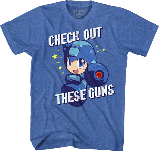 Check Out These Guns Mega Man T-Shirt