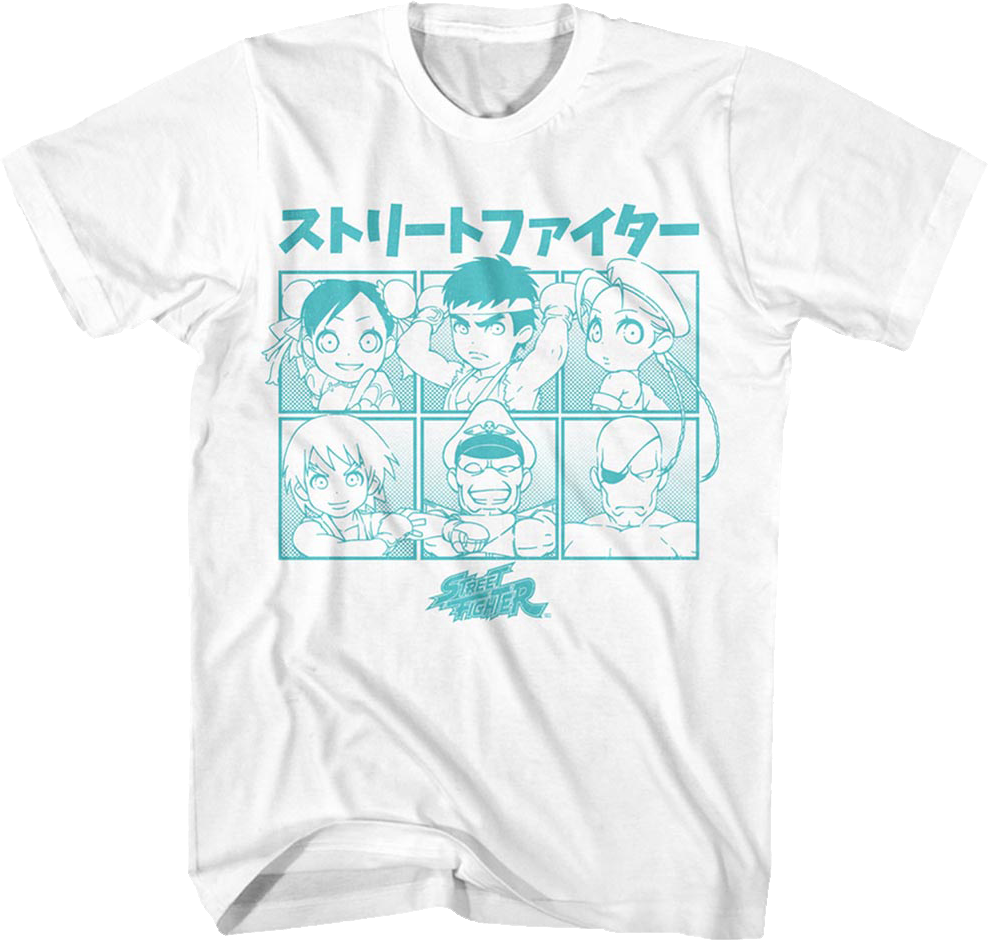 Chibi Characters Street Fighter T-Shirt