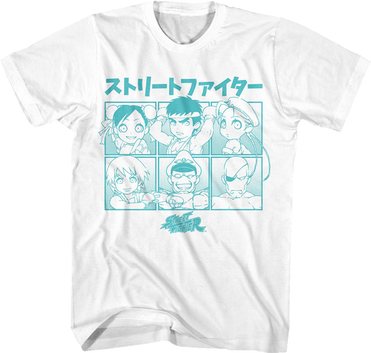 Chibi Characters Street Fighter T-Shirt