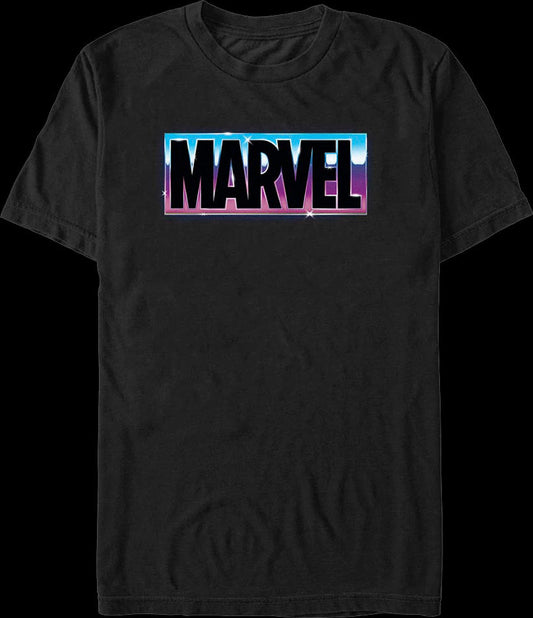 Chrome Logo Marvel Comics T-Shirt