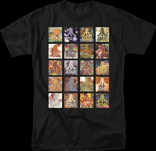 Classic Games Collage Atari T-Shirt