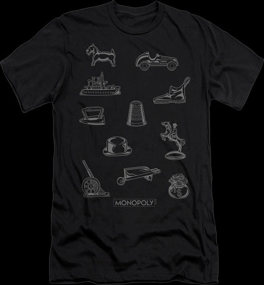 Classic Tokens Monopoly T-Shirt