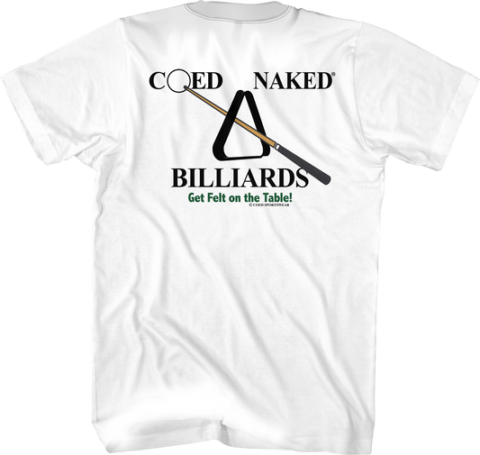 Billiards Coed Naked T-Shirt
