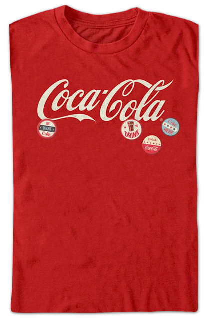 Coke Buttons Coca-Cola T-Shirt