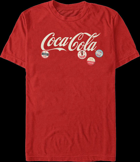 Coke Buttons Coca-Cola T-Shirt