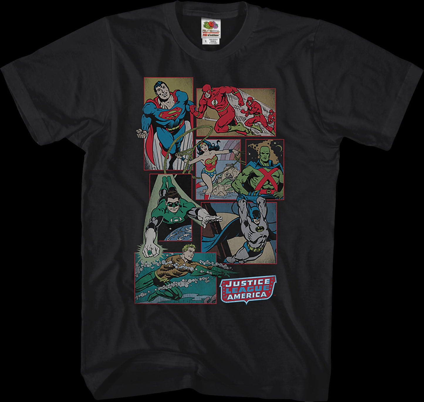 Collage Justice League of America T-Shirt