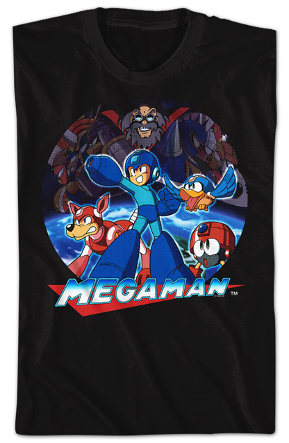 Collage Mega Man Shirt