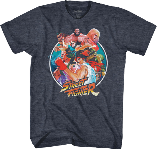 Collage Street Fighter T-Shirt
