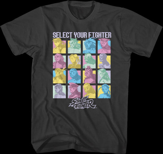 Colorful Selection Street Fighter T-Shirt