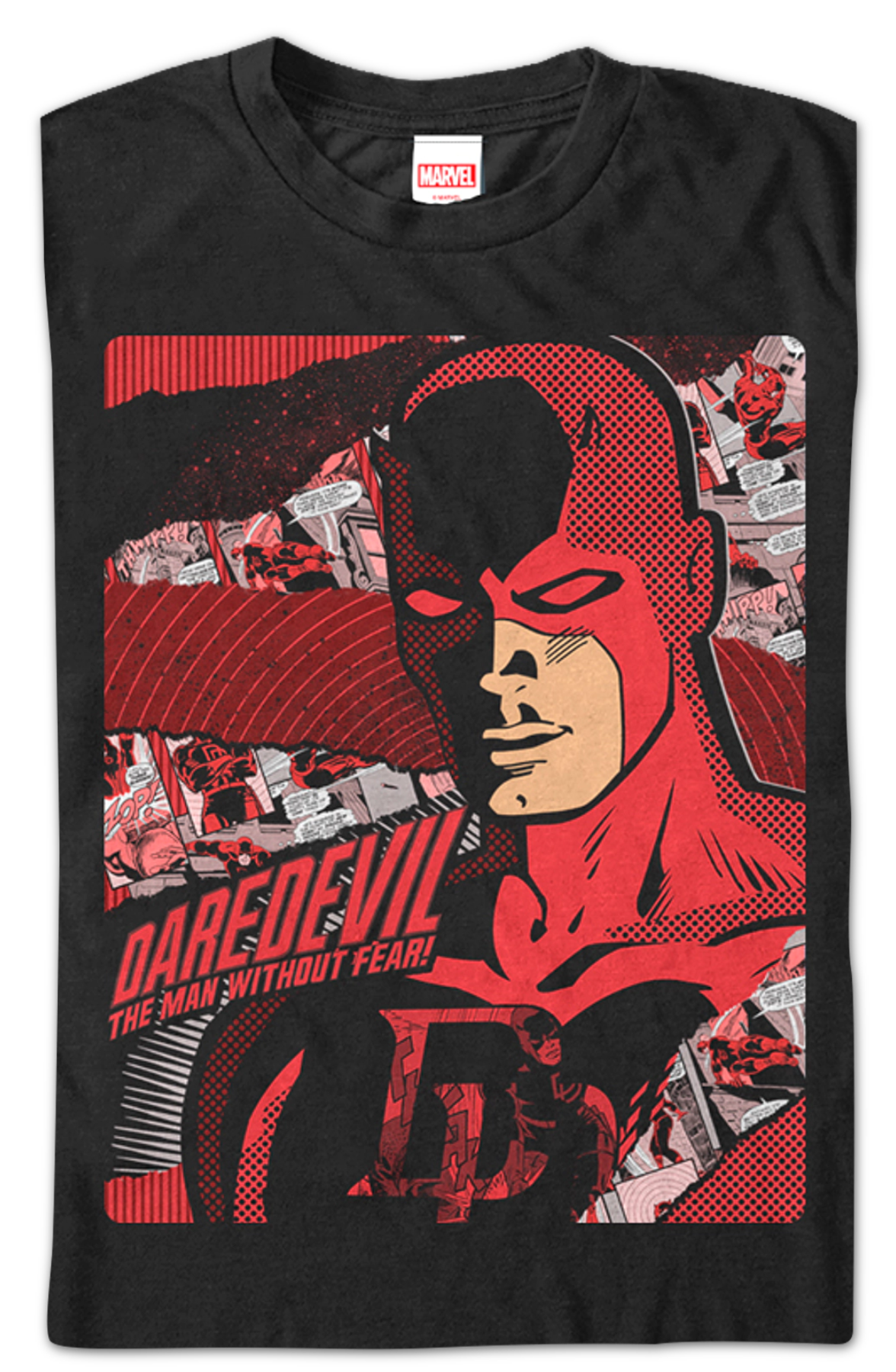 Comic Background Daredevil T-Shirt
