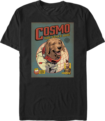 Cosmo The Space Dog Comic Book Cover Guardians Of The Galaxy T-Shirt