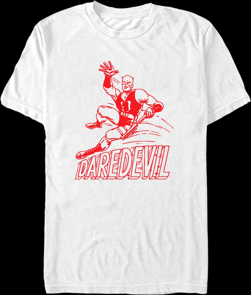 Daredevil Sketch Marvel Comics T-Shirt