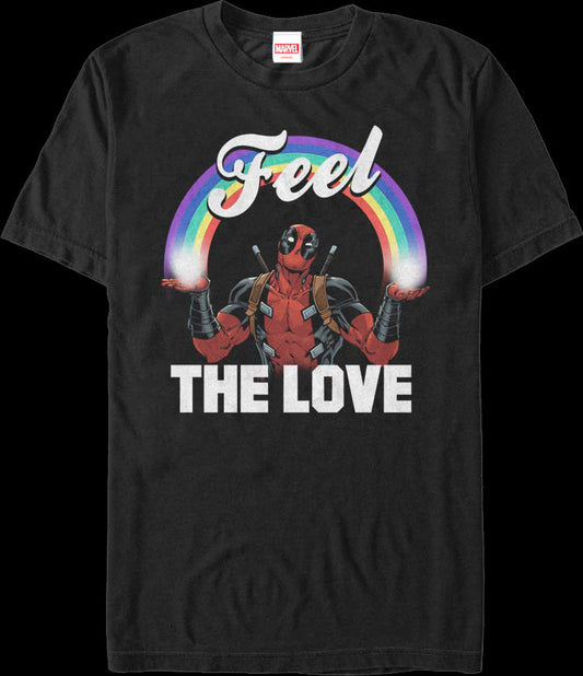 Deadpool Feel The Love Marvel Comics T-Shirt