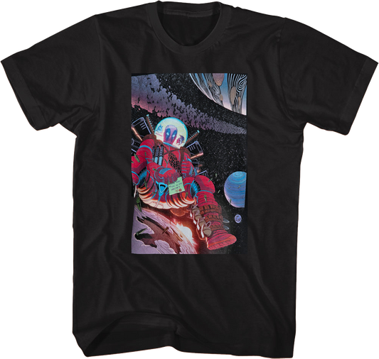 Deadpool In Space Marvel Comics T-Shirt