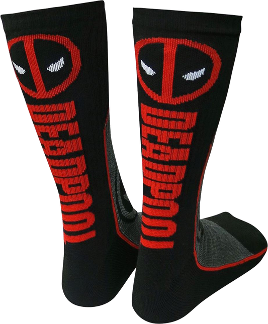 Deadpool Logo Marvel Comics Socks