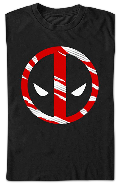 Deadpool Partially Colored Logo Marvel Comics T-Shirt