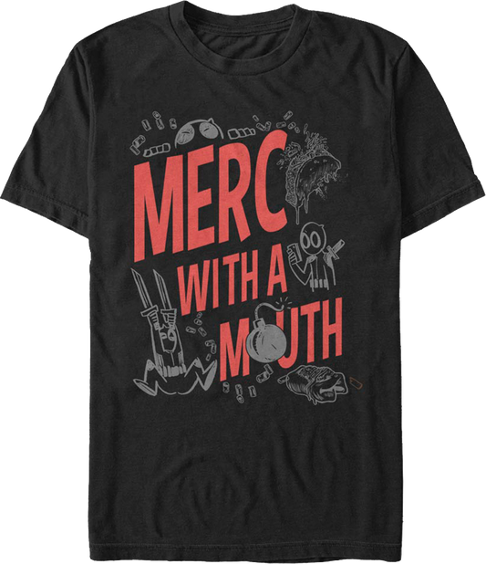 Deadpool Sketches Marvel Comics T-Shirt