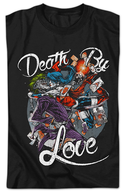 Death By Love Joker And Harley Quinn DC Comics T-Shirt