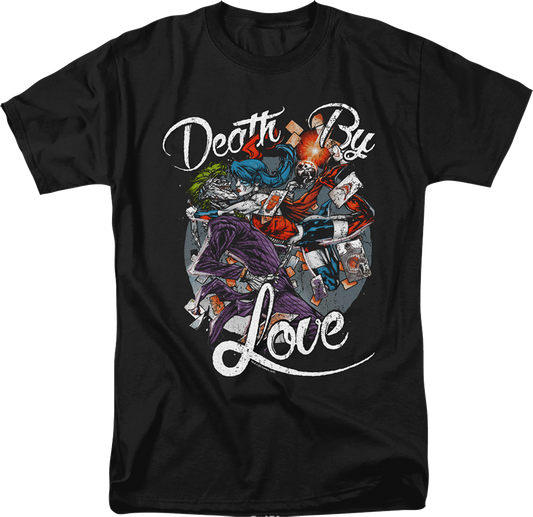 Death By Love Joker And Harley Quinn DC Comics T-Shirt