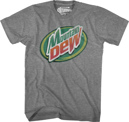 Distressed Circle Logo Mountain Dew T-Shirt