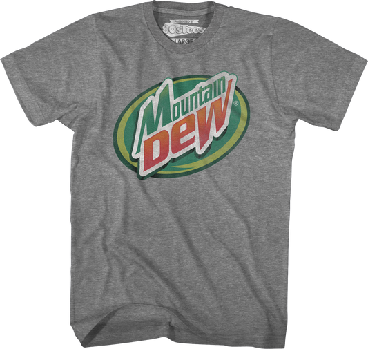 Distressed Circle Logo Mountain Dew T-Shirt