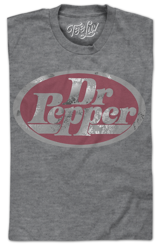 Distressed Classic Logo Dr. Pepper T-Shirt