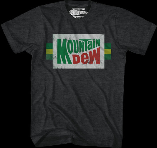 Distressed Logo Mountain Dew T-Shirt