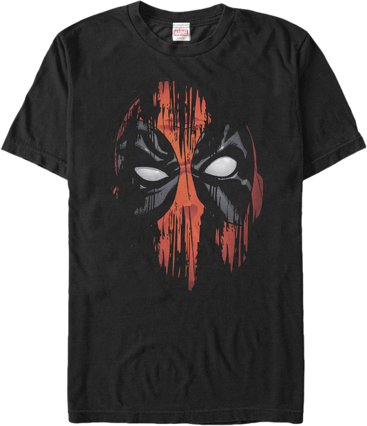 Distressed Mask Deadpool T-Shirt
