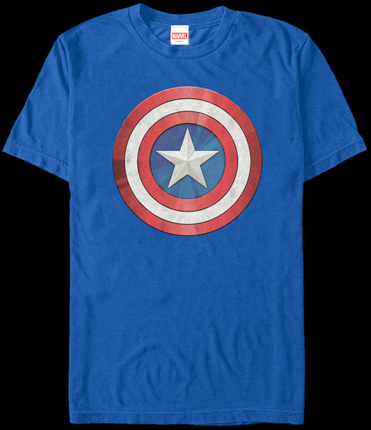 Distressed Shield Captain America T-Shirt