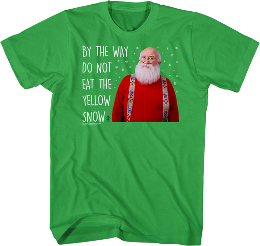Do Not Eat The Yellow Snow Elf T-Shirt