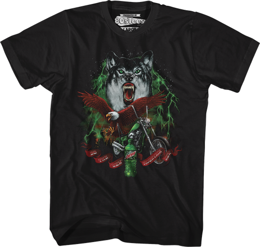 Do The Dew Wolf Eagle Mountain Dew T-Shirt