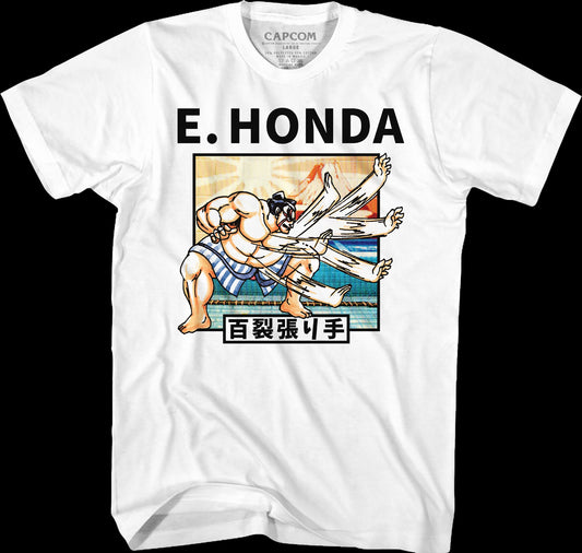 E. Honda Hundred Hand Slap Street Fighter T-Shirt