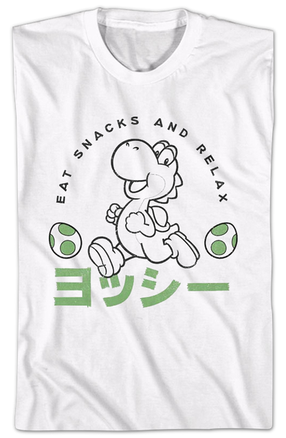 Eat Snacks And Relax Nintendo T-Shirt