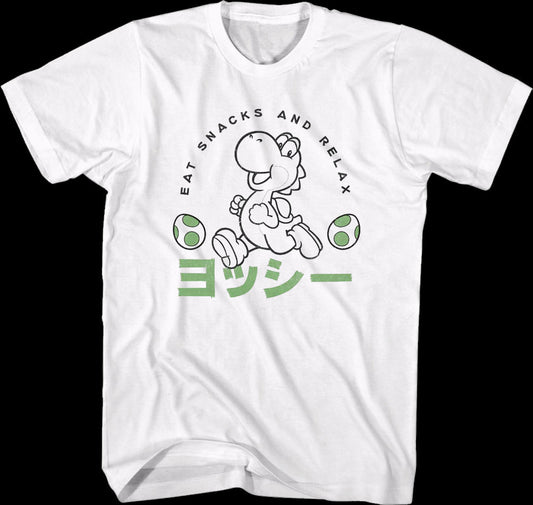 Eat Snacks And Relax Nintendo T-Shirt