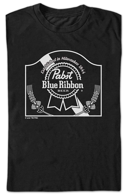 Established in Milwaukee Pabst Blue Ribbon T-Shirt