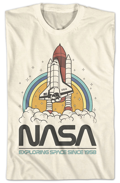 Exploring Space Since 1958 NASA T-Shirt