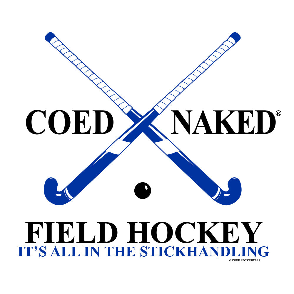 Field Hockey Coed Naked T-Shirt