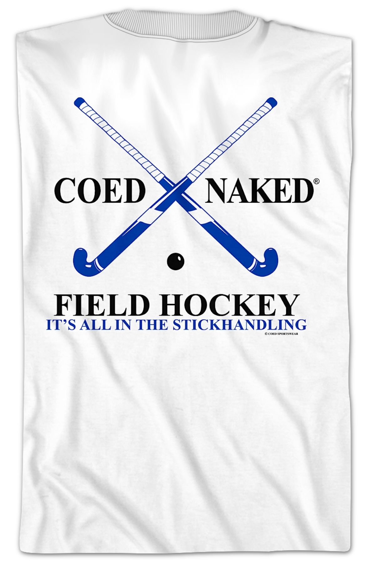 Field Hockey Coed Naked T-Shirt