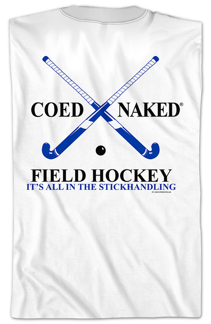 Field Hockey Coed Naked T-Shirt