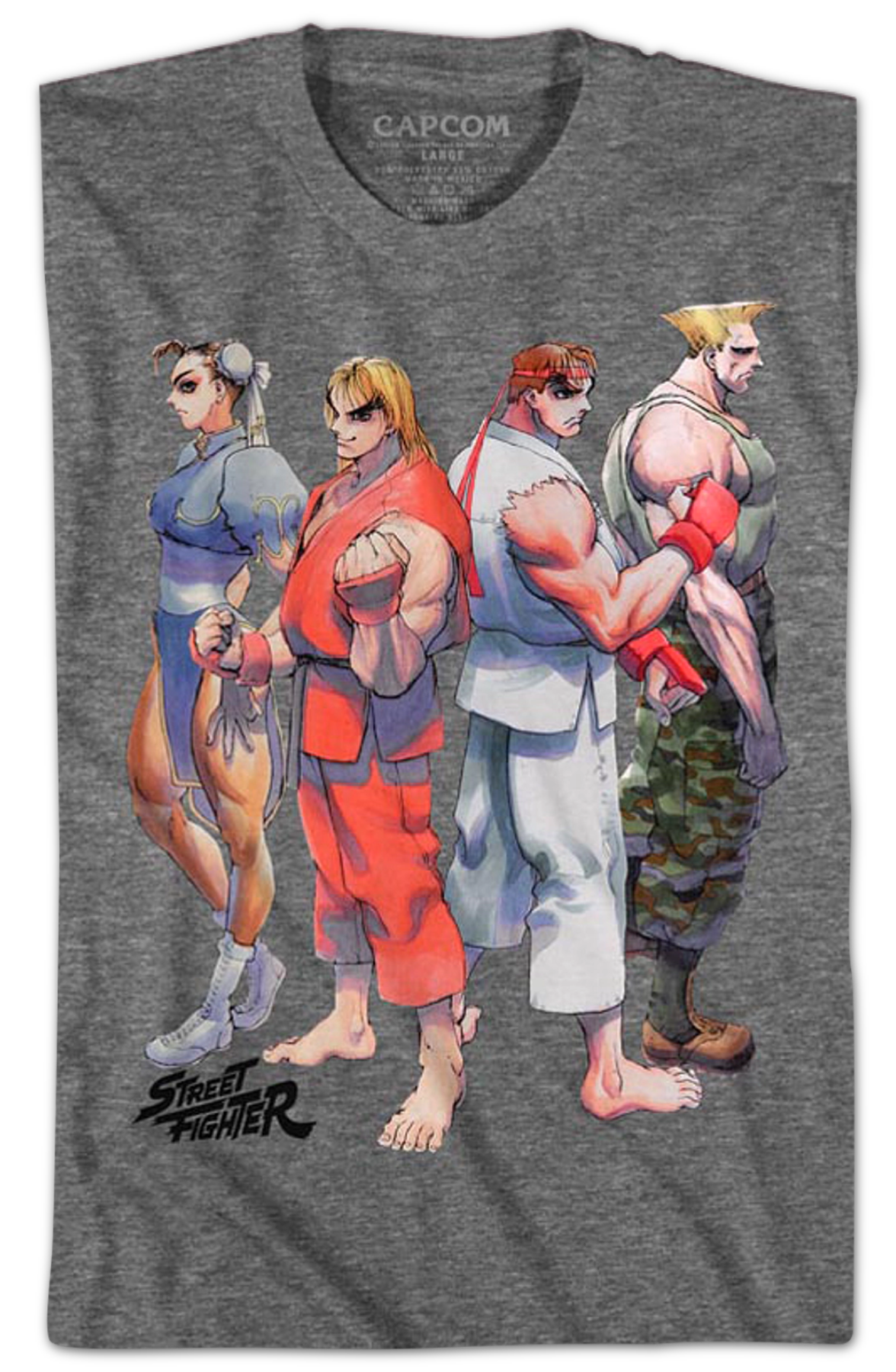 Fighters Lined Up Street Fighter T-Shirt