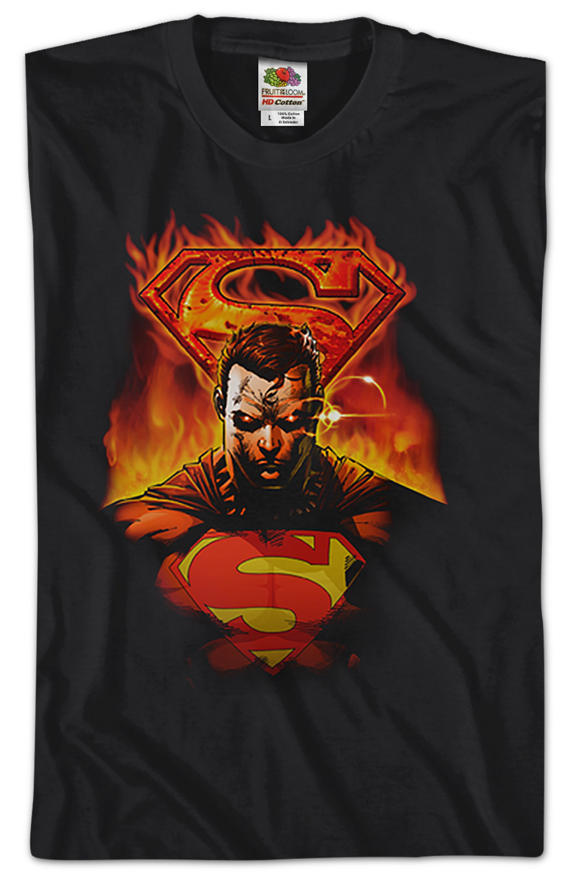 Fire Logo Superman T-Shirt