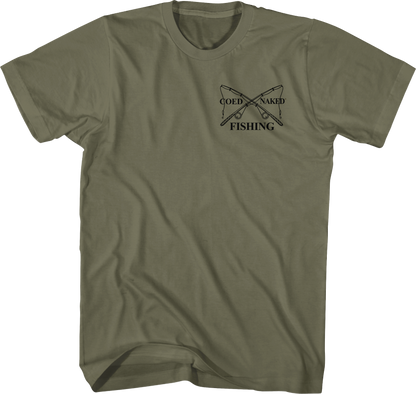 Fishing Coed Naked T-Shirt