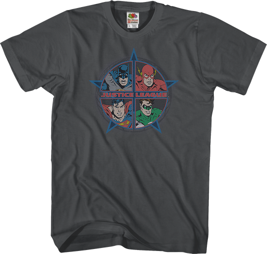 Four Heroes Justice League Shirt
