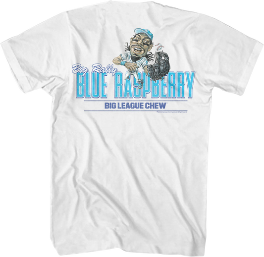 Front & Back Big Rally Blue Raspberry Big League Chew T-Shirt