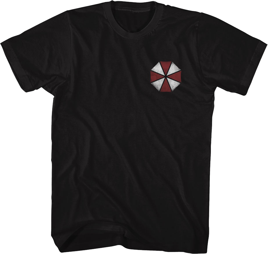 Front & Back Umbrella Corporation Logo Resident Evil T-Shirt