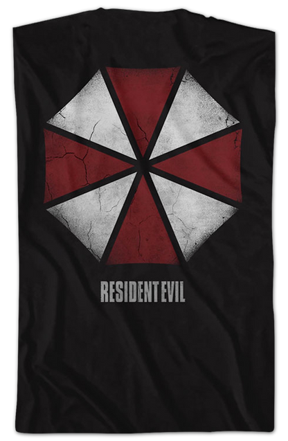 Front & Back Umbrella Corporation Logo Resident Evil T-Shirt