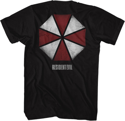 Front & Back Umbrella Corporation Logo Resident Evil T-Shirt