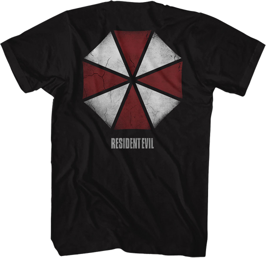 Front & Back Umbrella Corporation Logo Resident Evil T-Shirt